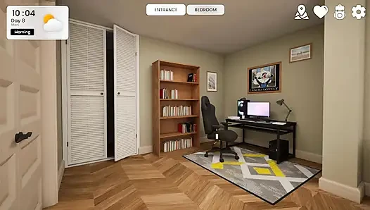 Antrenman yaparken onu buluyorum ve penisimi istediğim yere koymama izin veriyor.