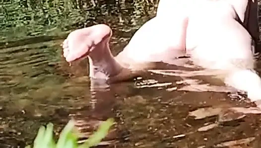 I took my stepmother to see a stream, and she ended up taking off all her clothes in front of me.