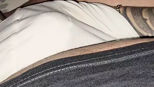 Step son do you hide a sneak into your pants, let step mom handjob you