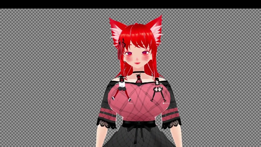 Пушистая великанша, vtuber, VSeeFace