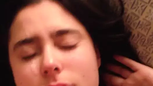 iyi kız açıkta yüzünde büyük yük almak