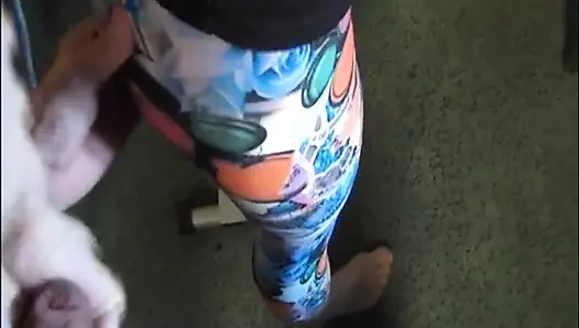 Esmer Silvie'i telefonla filme alıyorum, teşhirci