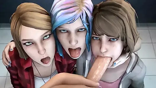 Tüm lis kızları büyük çükün tadına varıyor