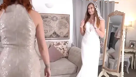 Lezbiyen gelin düğün gününde nedimesi ile aldatıyor
