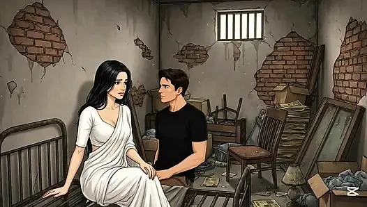 Scena d'amore di una coppia attraente (AI generate)