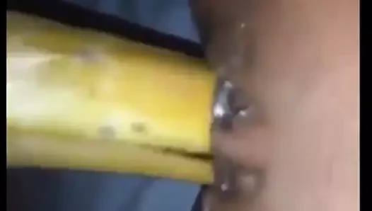 Jessica La Negra Masturbandose Con Un Platano y Pide A Grito
