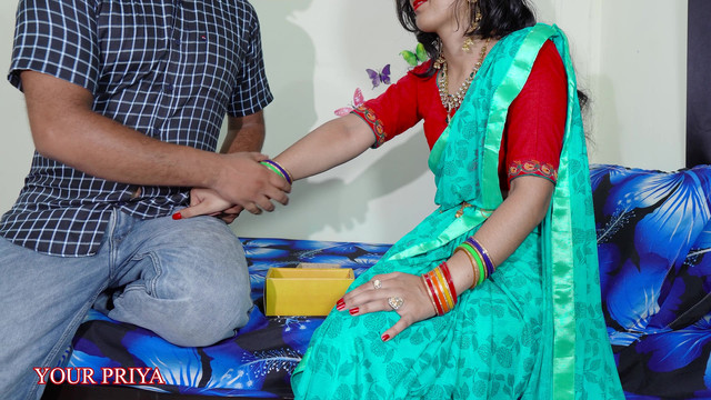 Step-sister Priya got long painful anal fuck with squirting on her engagement in clear hindi audio