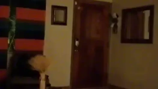 A visitor