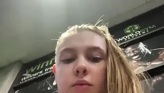 Crazy fucking in the gym with jucielussie