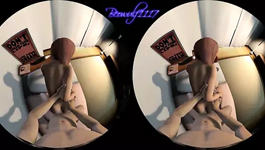 Honoka kontrolü bırakıyor - deve tarzı hentai vr porno video