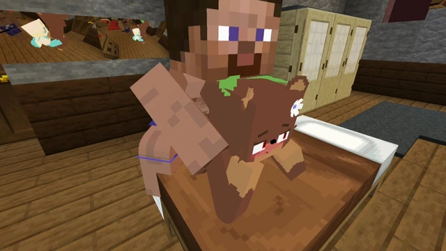 Jenny mod Fapcraft Minecraft - bia sikiliyor ve yeni animasyonlara bakıyor