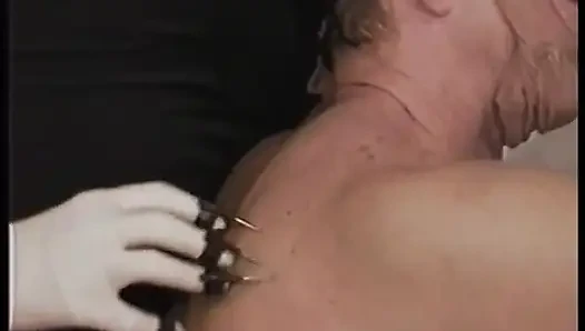 Sexy raven toys with blindfolded boy toy