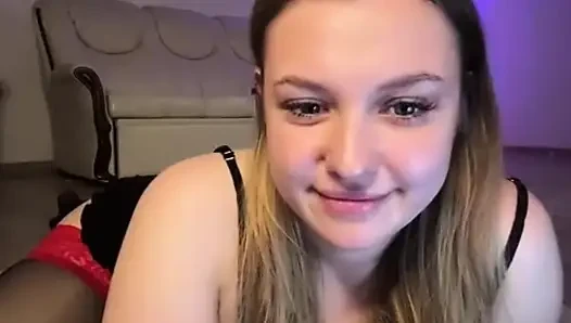 Jucielussie ile seksi çoraplı mastürbasyon