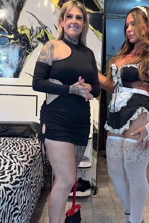 Patronla ekstra iş yapan hizmetçi patronunu emir ve porno patronuna vajinasını verir