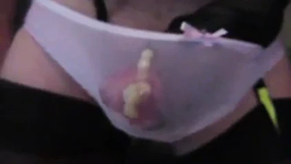 pembe külot ile Cumming!