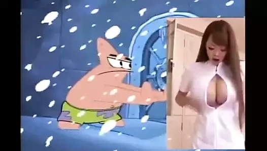 Destansı savaş! paizuri kraliçesi şişman deniz yıldızına karşı! xd