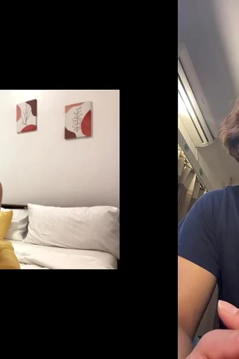 Asyalı Twink Hintli Twink'i Kamerada Sikiyor