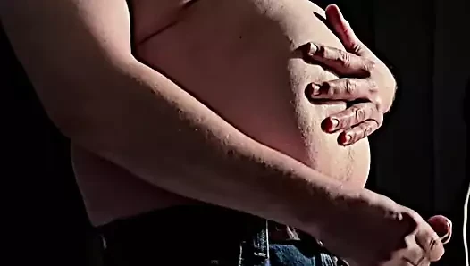 Jacked off and released the cum through the jeans