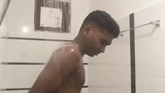 Sri Lankan Teen Boy Showered