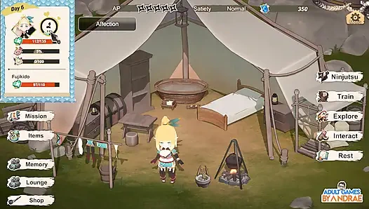 ¡Huye, mi elfos ninja! Gameplay 3D - parte 2 - comienza el entrenamiento y la exploración de Lizet