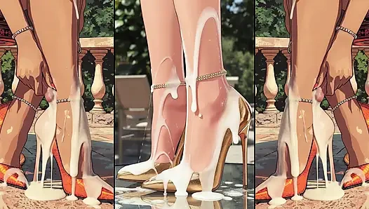 Yüksek topuklu ayakkabılar alle sitelerinden boşalıyor ateşli anime kızları tarafından yalanacak bölüm 2