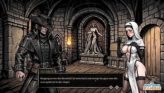 Sexorcism: Lust Confession Gameplay Part 5 - Abbess Roala Boss Fight & Inner Sanctuary Battle