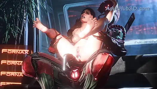 Robot tarafından sevdilen baştan çıkarıcı kadın, tutku dolu