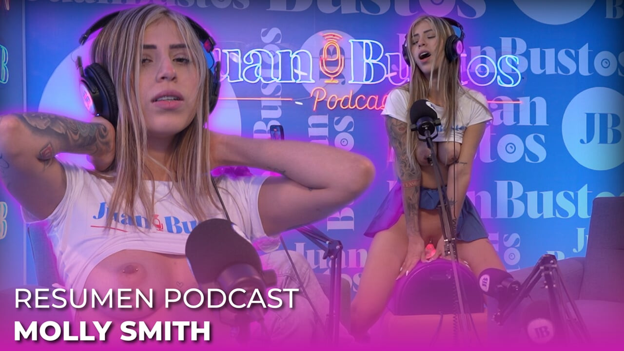 Oyuncaklarından daha iyi! Mollysmith Juan Busto'nun podcast'inde sybian makinesinin her yerine fışkırtıyor