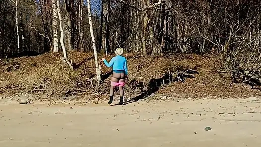 Sexy outfit for spring walk