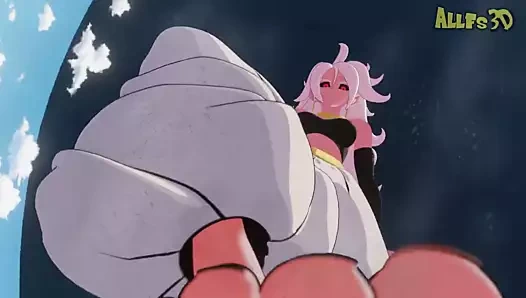 Majin android üzerinize basıyor