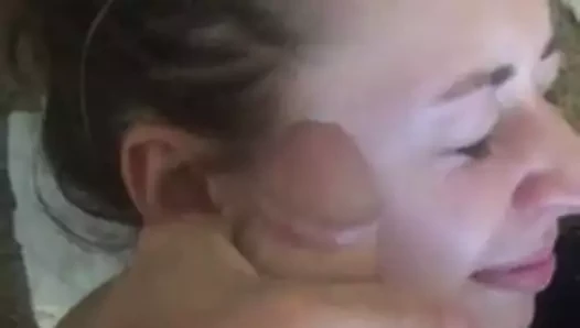 İnanılmaz oral seks ve yüz