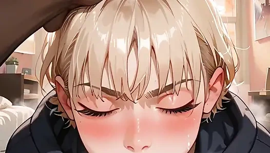 Petite babe deepthroats giant BBC