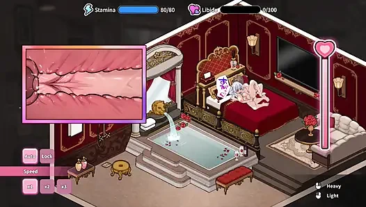 Hentai oyunu - yaramaz büyük memeli evli kadınla seks - ahlaksız hamam