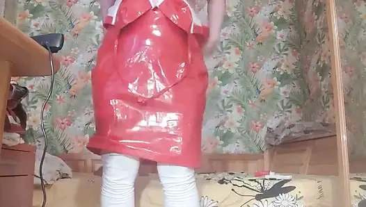 Lateksli seksi kaltak