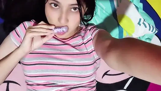 Stepmom Shares Bed with Stepson: Naughty Nighttime Fun! (real Homemade)