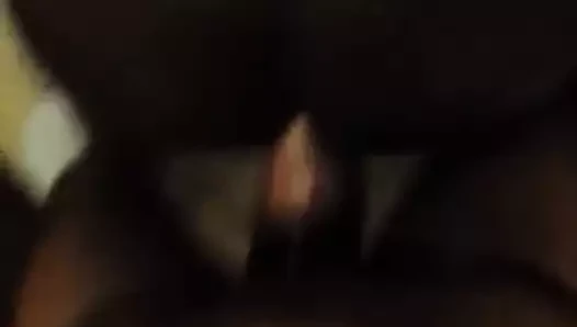 Beyaz üst sıkı siyah götü doğuruyor