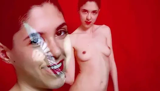 Çıplak glamour tanrıça ibadeti