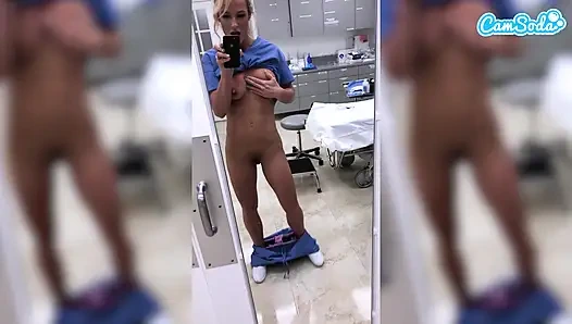 Fit MILF Nurse Gets Fired for Masturbating in the Hospital