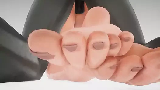 n the wild 3D hentai with a long-haired beauty and a muscular man 18+