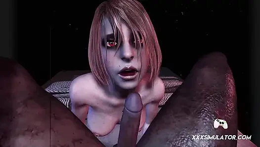 Yardım için diz çöktü ve şok edici bakış açısı bitirmek yerine canavar tarafından kullanıldı