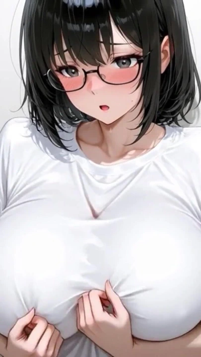 İri göğüslü ve gözlüklü güzel bir kadın | Klip 1