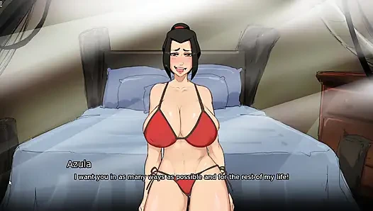 Ember Adası - Korra'nın büyük göğüslerini test ediyor