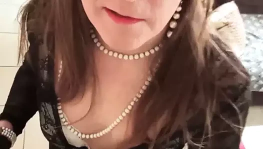 Uyluk çizmeler içinde Candice