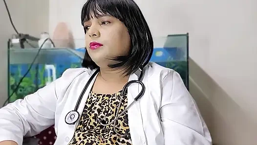 Dr Lund Khade sigara içiyor ve clenic'te boşalıyor