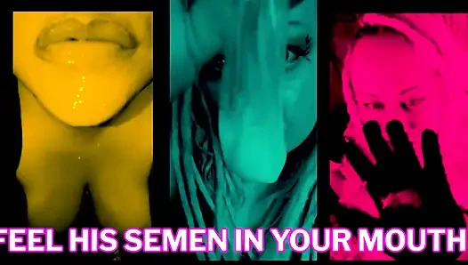 Spermini ağzında hisset prezervatif boşaltma versiyonu