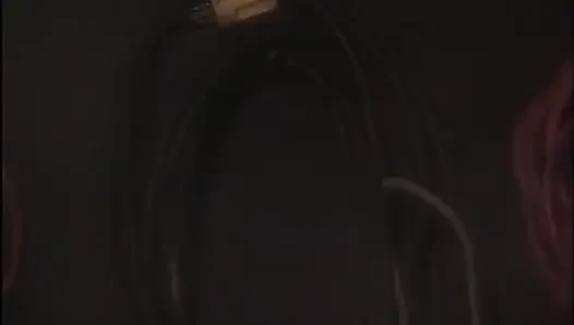 Siyah ve beyaz üçlü grup seks, amcık yalama, siyah yarak emiyor