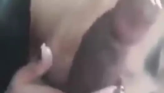 Arap genç adam karısıyla