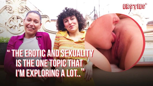 Ersties - Anna F Nina A üstüne çıktığında boşaldığımı bağırıyor