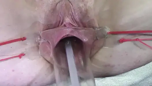 11 Uzağa Yayılmış Vajina Yakın Çekim, Lambayla 1000 Watt Seks