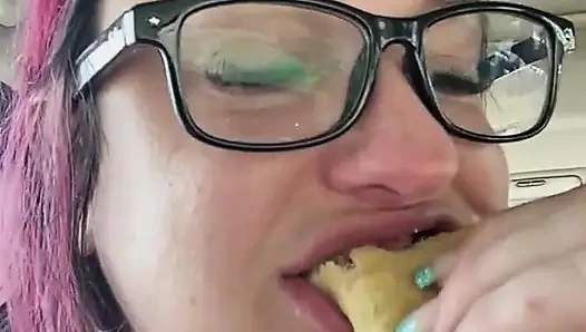 Taco temptress iri güzel kadın bella blast tarafından fast food ziyafeti
